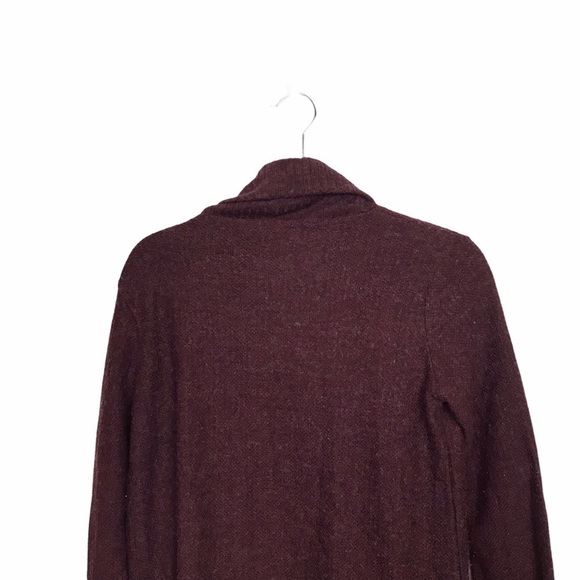 Forever 21 Burgundy Purple Open Front Cardigan - Picture 5 of 10